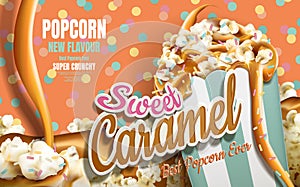 Caramel popcorn ads