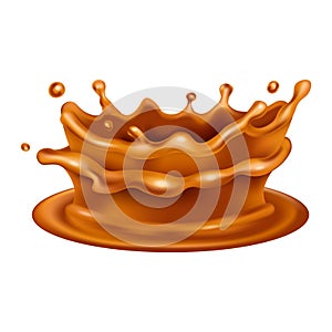 Caramel splash crown