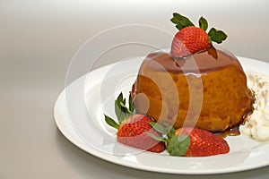 Caramel sponge pudding