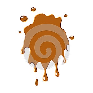 Caramel stain icon