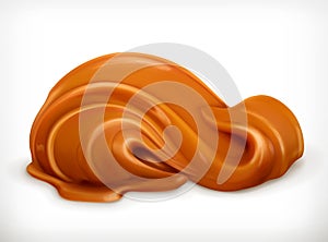 Caramel, vector illustration