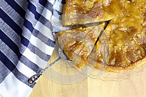 Caramelised Apple Tart Tartin Fancy Cake Pie photo