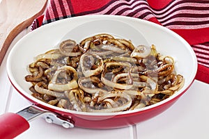Caramelised Onions in Skillet photo