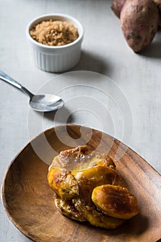 Caramelized sweet potato