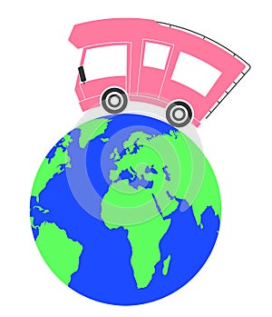 Caravan car confort travel on holiday