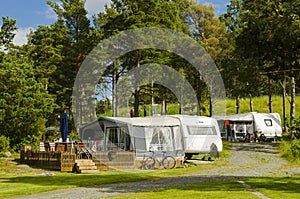 Caravan holiday Sweden