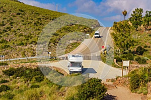 Caravan in Park Cabo de Gata, Spain photo