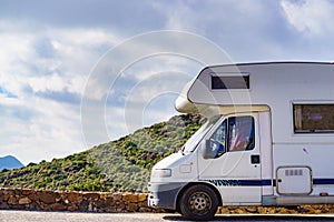 Caravan in Park Cabo de Gata, Spain photo