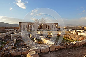 Caravanserai of Mozaffari in Pasargadae near tomb of Cyrus