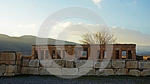 Caravanserai of Mozaffari in Pasargadae near tomb of Cyrus