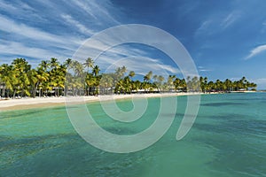 Caravelle beach in Guadeloupe