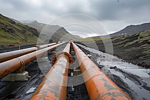 Carbfix project in Iceland. Renewable energy