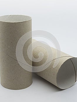 Carboard toilet paper rolls