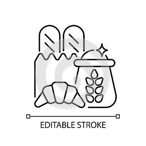 Carbohydrate linear icon