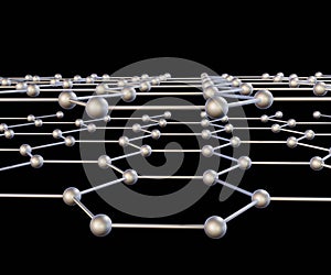 The carbon atoms in graphene are situated in honeycomb
