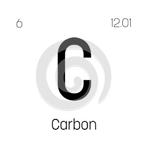 Carbon, C, periodic table element