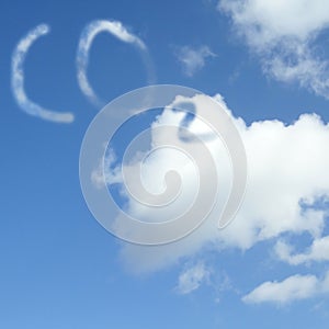 Carbon dioxide cloud