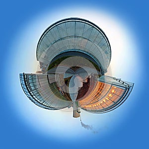 Carbon dioxide emission sphere