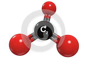Carbon dioxide molecule