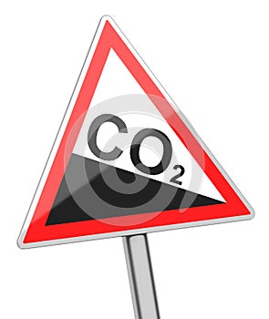 Carbon dioxide sign