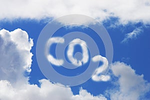 Carbon Dioxide Symbol photo