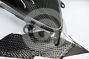 Carbon fiber composite material background photo
