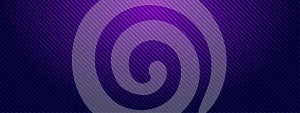 Vector Abstract Purple and Dark Blue Gradient Background Banner with Seamless Carbon Fibers Texture photo