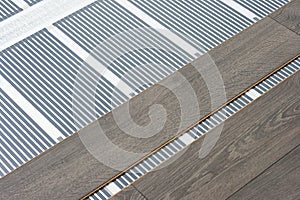 Carbon film floor heating