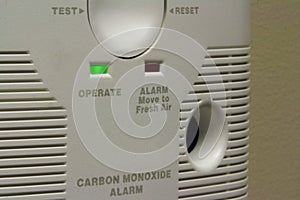 Carbon monoxide alarm photo