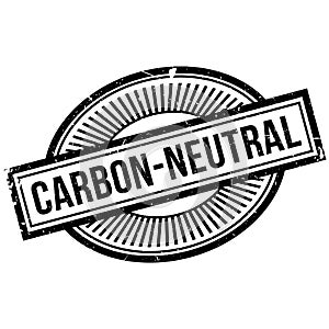 Carbon-neutral rubber stamp