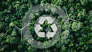 Carbon Neutrality and Net Zero concept. Generated- AI