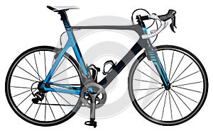 Carbon race road bike