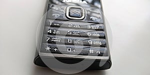 Carbon-style phone keypad