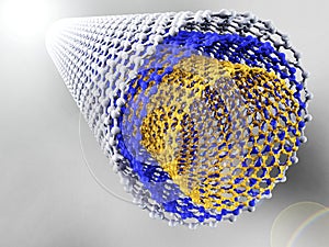 Carbon tubes. Nanomaterial.