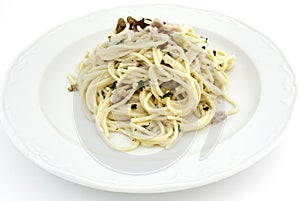 Carbonara spaguetti photo