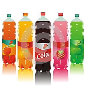 Carbonated drinks set