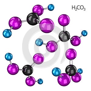 Carbonic acid molecule set