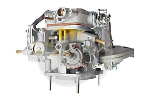 Carburetor for automobile. isolated on