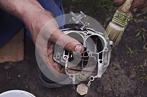 Carburetor of the internal combustion engine of a VAZ 2106. Automobile parts and spare parts