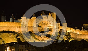 Carcassone at Night