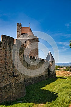 Carcassone wall detail