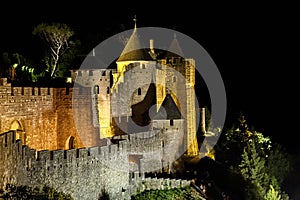 Carcassonne - A fortified French town. France