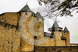 Carcassonne is a fortified medieval citadel located in the French city of Carcassonne