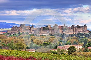 Carcassonne-fortified town