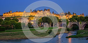 Carcassonne medieval Old Town, Languedoc, France