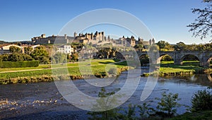 Carcassonne river view