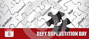 Card Defy Superstition Day photo