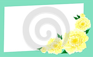 Card with flowers