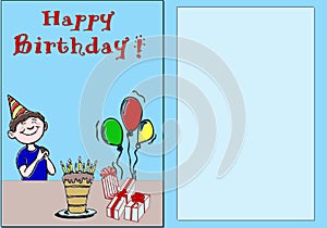 Card Happy Birthday photo