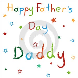 Card for Happy Father`s Day